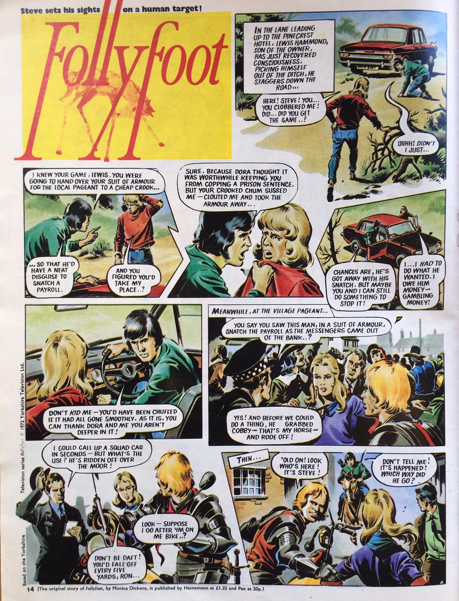 Some of the best British comic artists were hired to work on Look-In: Mike Noble, Arthur Ranson, Harry North, Jim Baikie and many more contributed strips over the years.
