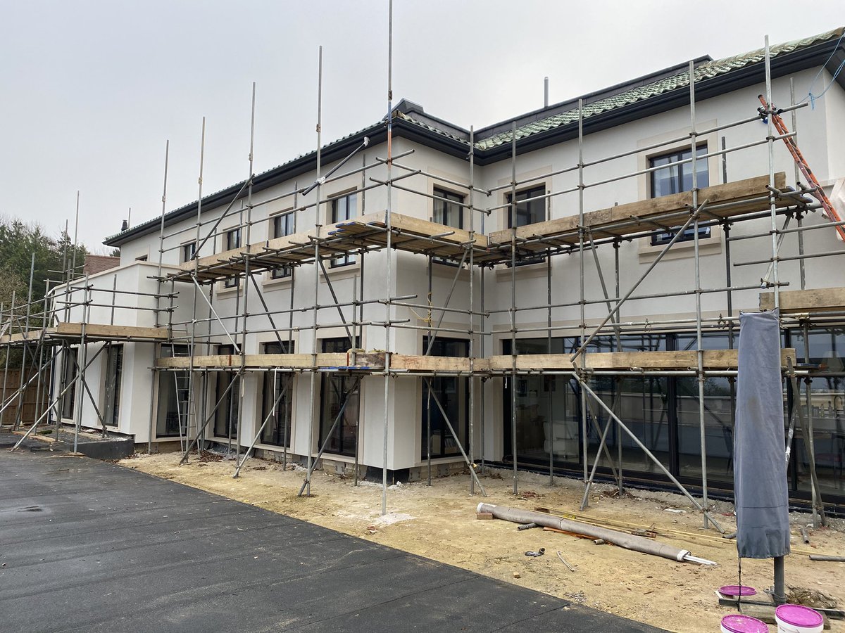 StoneworksL's tweet image. Esher-London stoneworks has work hard on this old property during lock- down.
Soon the scaffold is coming down