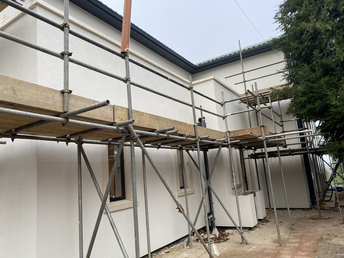 StoneworksL's tweet image. Esher-London stoneworks has work hard on this old property during lock- down.
Soon the scaffold is coming down