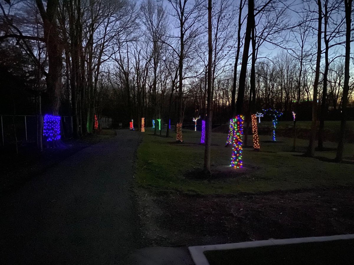 It's beginning to look a lot like....a #winterwalk! ❄️ We are starting to add lights in the park and there is MUCH more to come ⭐️ Check out the full experience next Friday and Saturday! 🎄