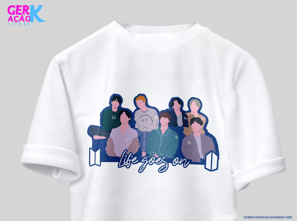 k_geracao's tweet photo. Camiseta Life Goes On 💫

[💰] R$ 75,00.
[🚛] Frete incluso. 
[💳] Pagamento por depósito ou transferência.
[📧] PEDIDOS VIA DM!

💜 RT P/ AJUDAR A LOJA 💜 
#kpop #bts #army #LifeGoesOn1stWin #bangtan #BTSARMYs #BEGoesOnParty 
#LifeGoesOn https://t.co/9ZYUUw52d8