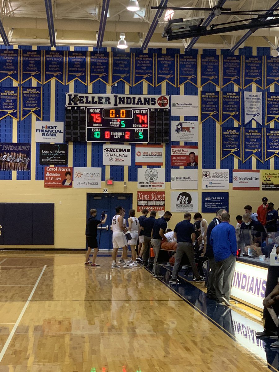 Big overtime win for <a href="/kellerboysbball/">Keller Indian Basketball</a> on Senior Night! Fought hard to come from behind with seconds to go. Way to work! <a href="/KHSIndianNation/">Keller High School</a> <a href="/KISDAthletics/">Keller ISD Athletics</a>