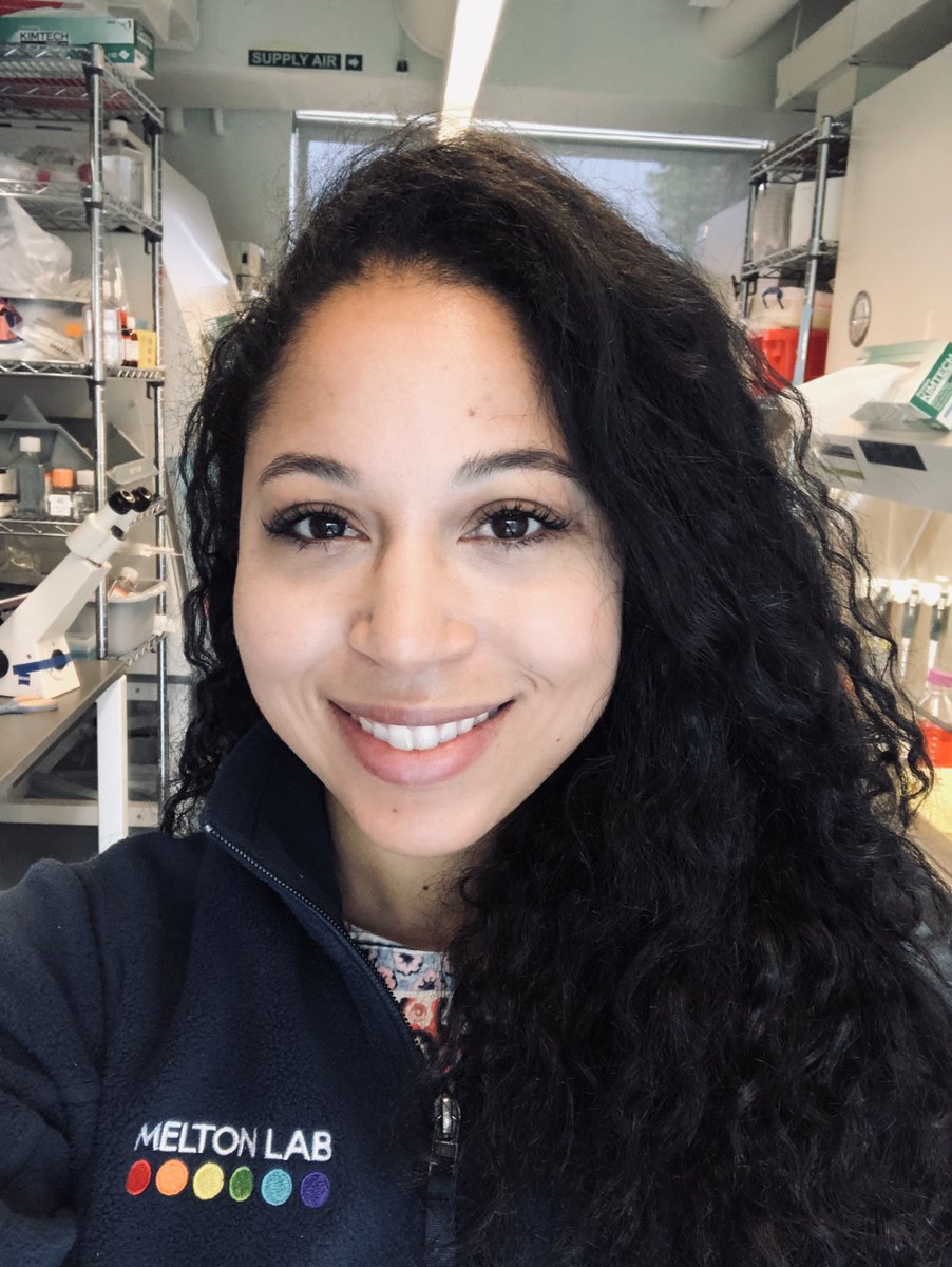 Hi #BlackInImmuno! I’m Alana, a PhD student @BBSHarvard.

I study type 1 diabetes @TheMeltonLab w/the goal of engineering immune-protected stem cell beta cells. We want to make cells that can regulate blood glucose levels in patients & resist immune attack. #BlackInImmunoRollCall