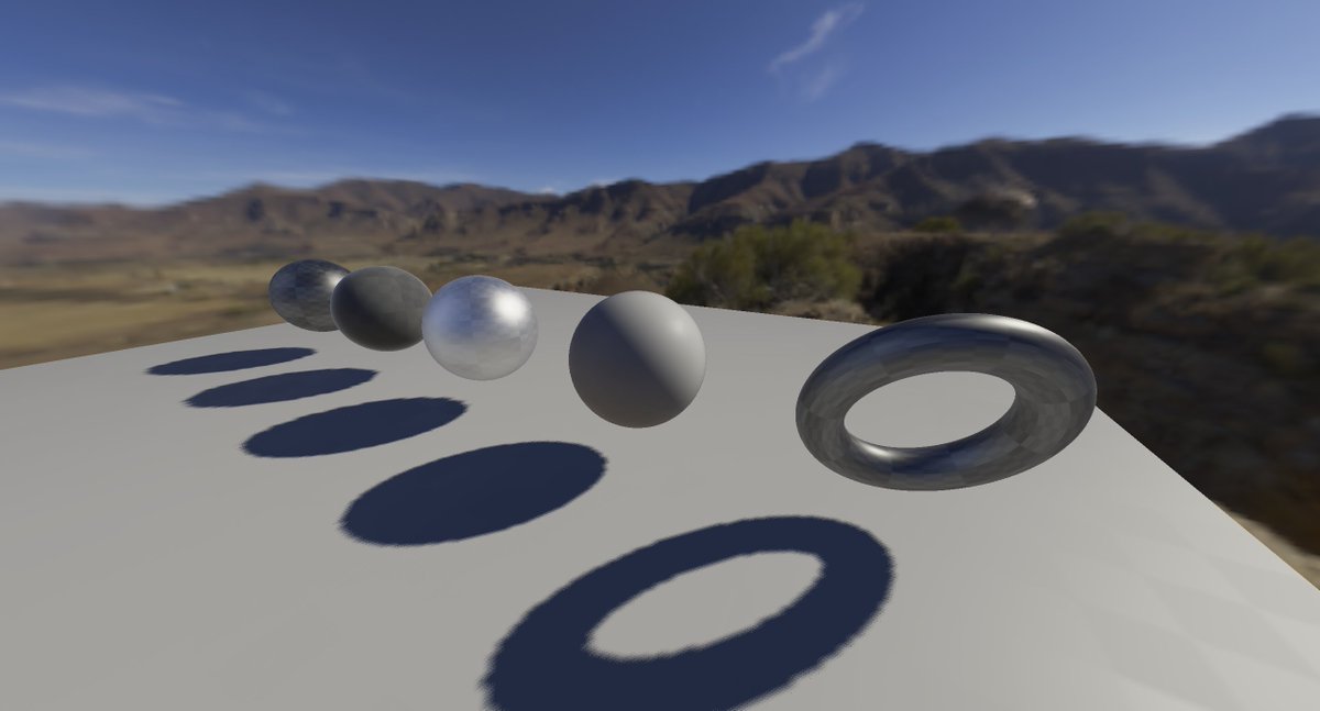 hypernewbie's tweet photo. Importance sampled GGX envmap filtering + multiscattering GGX specular using Fdez-Agüera'19 approx. Probes baked by teleporting camera every 2nd frame and blitting out scenebuffer. Half framerate until baking done.

#VertexEngine #gamedevelopment #screenshotsaturday #rendering https://t.co/B0KSW63WKd