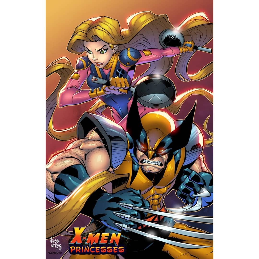 NerdaoGeek's tweet photo. O ilustrador norte americano #MarcusWilliam criou uma série de artes sensacionais que juntam as #PrincesasDaDisney e os #XMen.
(2/3) https://t.co/JDD5BUhSRw