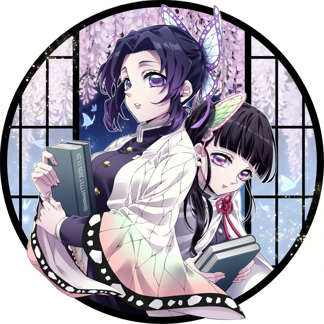 栗花落カナヲ しのぶさん カナヲ ゆたのイラスト 栗花落カナヲ しのぶさん カナヲ ゆたのイラスト