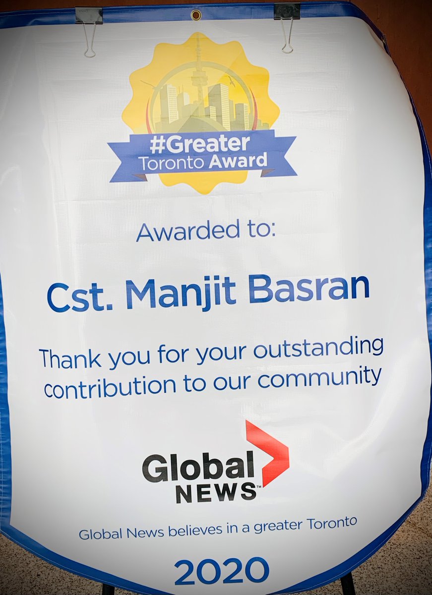 PeelPolice's tweet image. Please join us in congratulating #PRP Cst. Manjit Basran for winning the #Greater Toronto Award from Global News. 

Manny, as he's known to friends, devotes a ton of his personal time to helping others by way of the Sewa Meals for Humanity program which he co-founded.

#Selfless