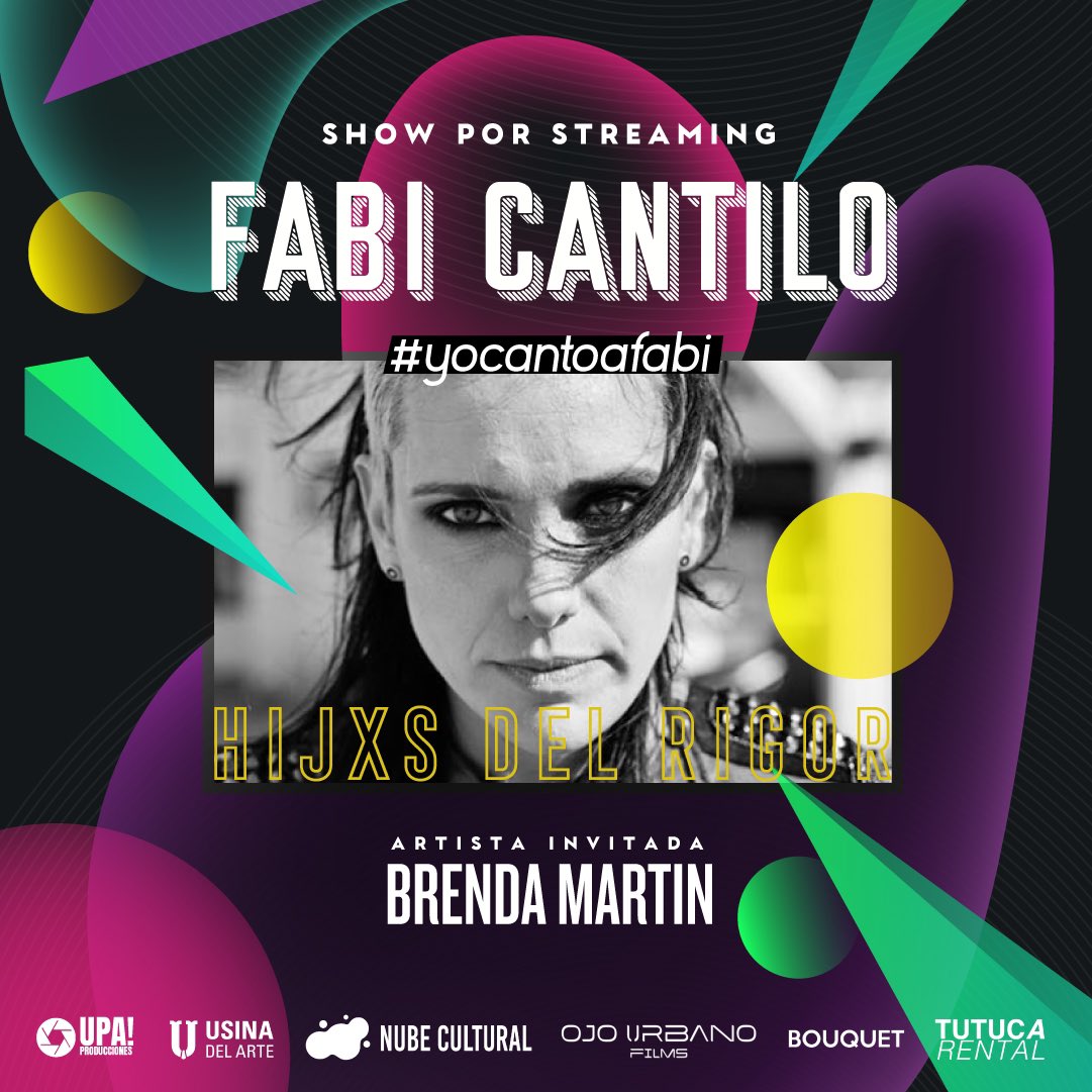 FabianaCantilo's tweet photo. 👉🏻𝟏𝟖 𝐝𝐞 𝐃𝐢𝐜𝐢𝐞𝐦𝐛𝐫𝐞
ÚLTIMO CONCIERTO ONLINE DEL AÑO: 𝐇𝐈𝐉𝐗𝐒 𝐃𝐄𝐋 𝐑𝐈𝐆𝐎𝐑. 
Desde la @UsinadelArte, un show increíble con muchas artistas invitadas. 
Gracias @BrendaMartinArg por sumarte!

🎫 Entradas: https://t.co/ywboHJTS1I https://t.co/VFXoJECMTA