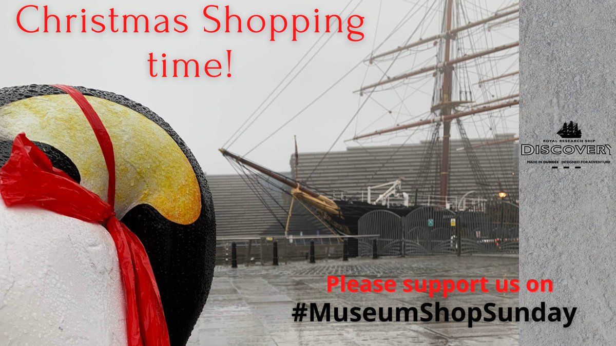 DiscoveryDundee's tweet photo. Itโs #MuseumShopSunday this weekend and your chance to #ShopUnique with Dundee Heritage Trust from your very own cuddly toy #EmmaPenguin through to a large model of the RRS Discovery! Click here to check out what's on offer. https://t.co/xGMJC5fxka
#SustainingCulture #shoplocal https://t.co/B84iIgVRgZ
