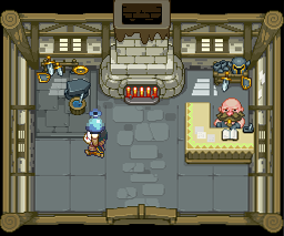 They say he was the best blacksmith in Lyrria. That is, before someone smashed all his pots ❤️
#screenshotsaturday #IndieGameDev #gamedev #pixel_dailies #thetanukigame