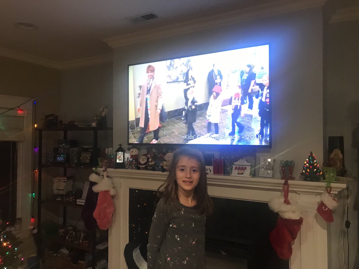 JoeLentz8's tweet photo. We are getting meta as Ellie is watching herself in the Virtual Masquerade from better times when you could be around people! #CTVirtual20 @chicagotardis https://t.co/CARjwZ1jlI