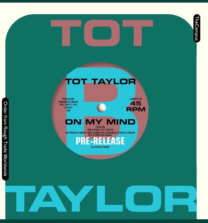 the new B-side - 7” vinyl @roughtrade (released 4 December) #OnMyMind #RoughTradeEdit @TOWER_Takatsuki @towervinyl #mind @RAK @KlangbildStudio