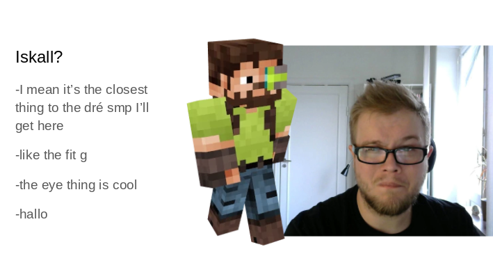 TBLaughIn's tweet photo. What happens when the DreamSMP stan, @LeArtsyGeek , has to name Hermitcraft People (This isn't everyone, but my favorites) https://t.co/hTS7cXmy32