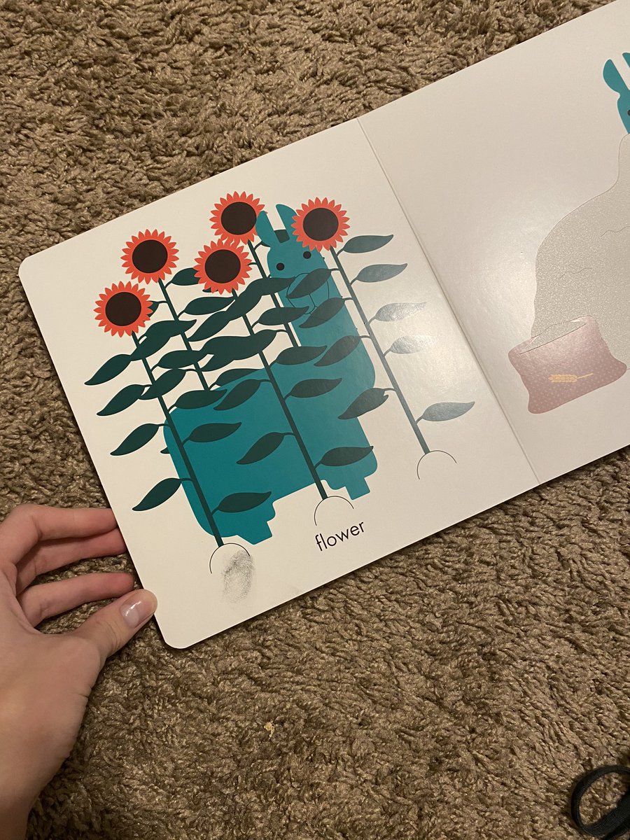 klenora_'s tweet photo. @abramskids and @amazon why is there a fingerprint printed into the Llamaphones book I purchased??? #llamaphones #odd #printerror https://t.co/VS9xkI2uU5