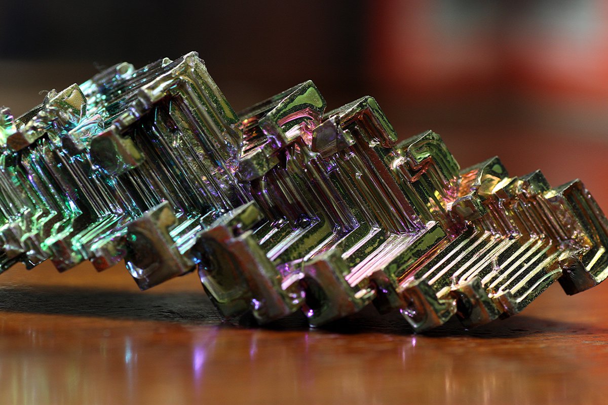 More  #elementphotos of my larger bismuth crystals.