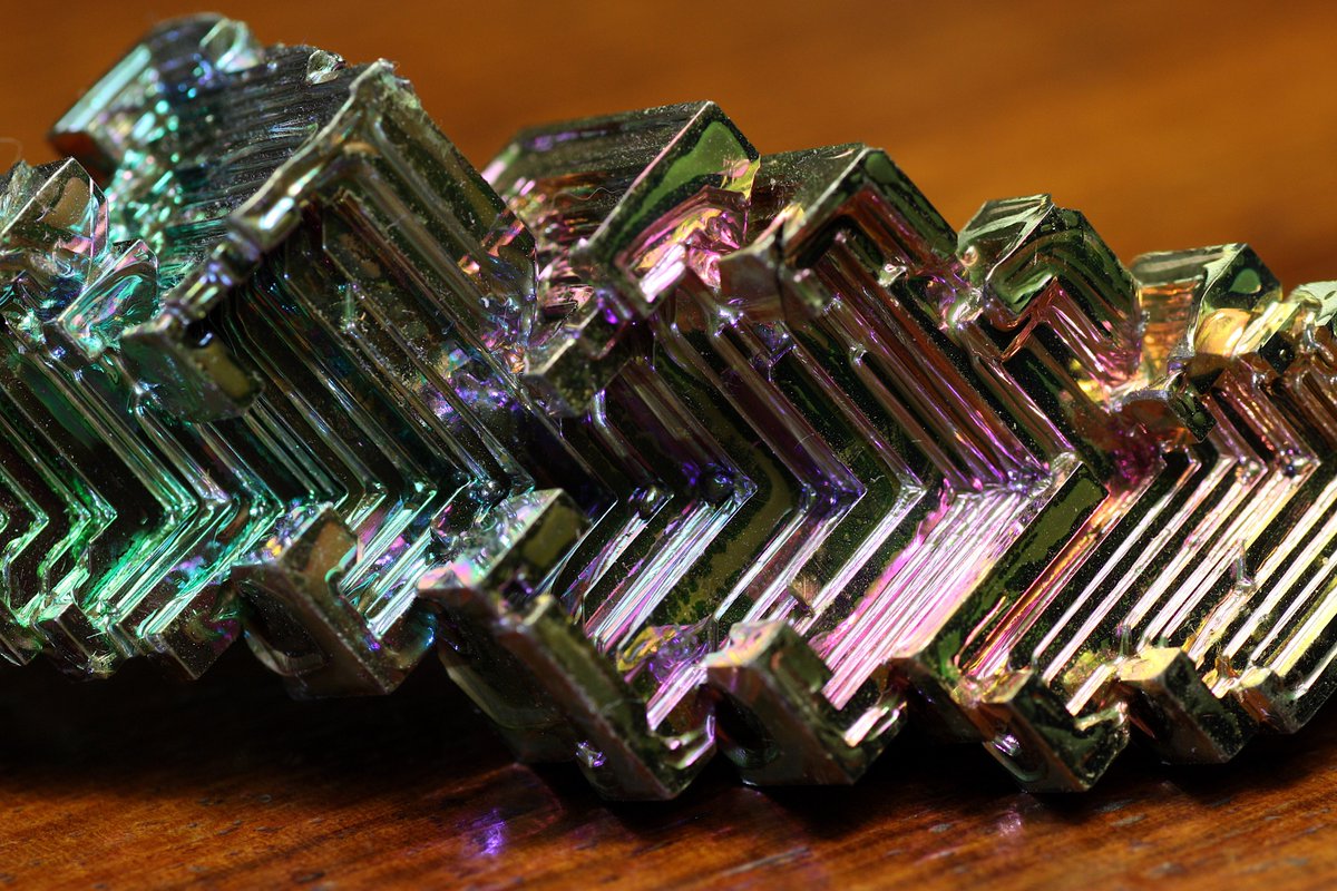 More  #elementphotos of my larger bismuth crystals.