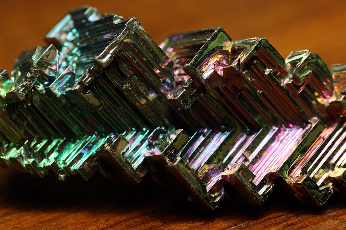 More  #elementphotos of my larger bismuth crystals.