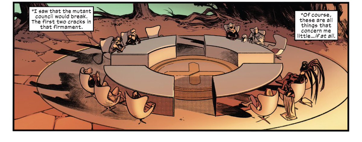 AnotherRelaunch's tweet photo. Two council seats have become vacant and now we have the entire Krakoa and Arrako are now able to be pulled from. Which two mutants would like to see take seats from the Summer and Autumn houses? #AnotherQuestion https://t.co/2K9rbd9AnA