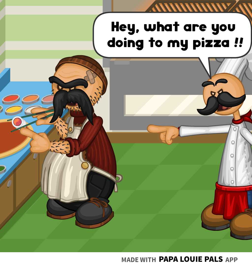 โ๏ธ๐ ๐ข ๐ฑ ๐ฒ ๐ท ๐ด ๐ธ ๐ท ๐โ๏ธ on X: #PapaLouiePals #PapasCluckeria Guy Mortadello's very mad!!! He wants to have his meat pie restaurant and Papa Louie just replaced his with