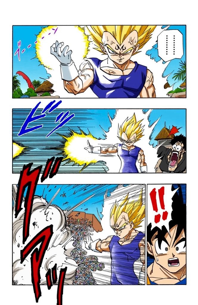 DÉBAT MANGA 🗣 on X: GOKU SSJ2 vs. MAJIN VEGETA  /  X