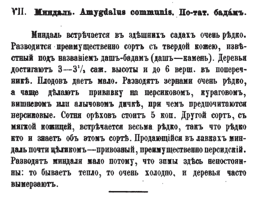 Type of plum Khatin-barmagi - woman's finger (AZE)Ceviz - walnut (Turkish). Type of walnut "Katan Koynak" which means " linen shirt" in AZE. Name indicating walnut's thin shell.Kara and kirmizi-kilas - black and red cherryBadam - Almond in Tatar [AZE]