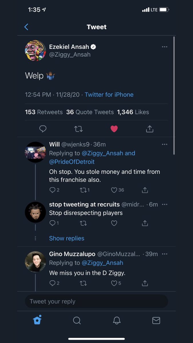 Gonna start a thread of tweets from former players in regards to Patricia being fired. Gonna keep adding throughout the day. This should be interesting.