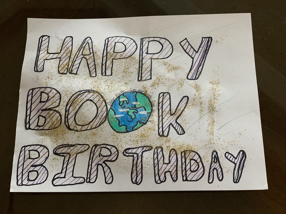 ErinDealey's tweet image. Look at these fun DEAR EARTH...From Your Friends In room 5 #BookBirthday posters made by some of @Marissa70650242&apos;s students. Can&apos;t wait for our awesome Zoom-a-rama celebration &amp;amp; #blogtakeover this TUESDAY, Dec.1st!   @HarperChildrens @HarperStacks @EastWestLit @lupencita