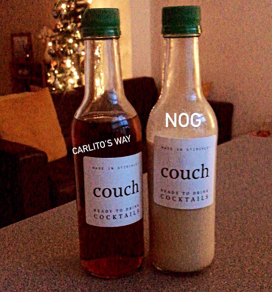 SapreenaKumari's tweet photo. Ordered some delicious cocktails from @couchstirchley via their click and collect service. @markhipwell1990 and I shared the Carlito’s Way outdoors this evening and it was superb. Looking forward to the Eggnog tomorrow #SupportIndies #SupportBrum https://t.co/P5Qow6nuyN
