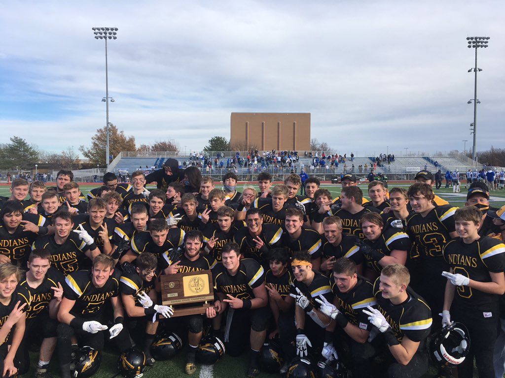 For the second straight year in a row, Andale used their stout defense to secure the 3A title over Perry-LeCompton

FINAL FROM GOWANS
12-0 ANDALE 20
11-2 Perry-LeCompton 0
