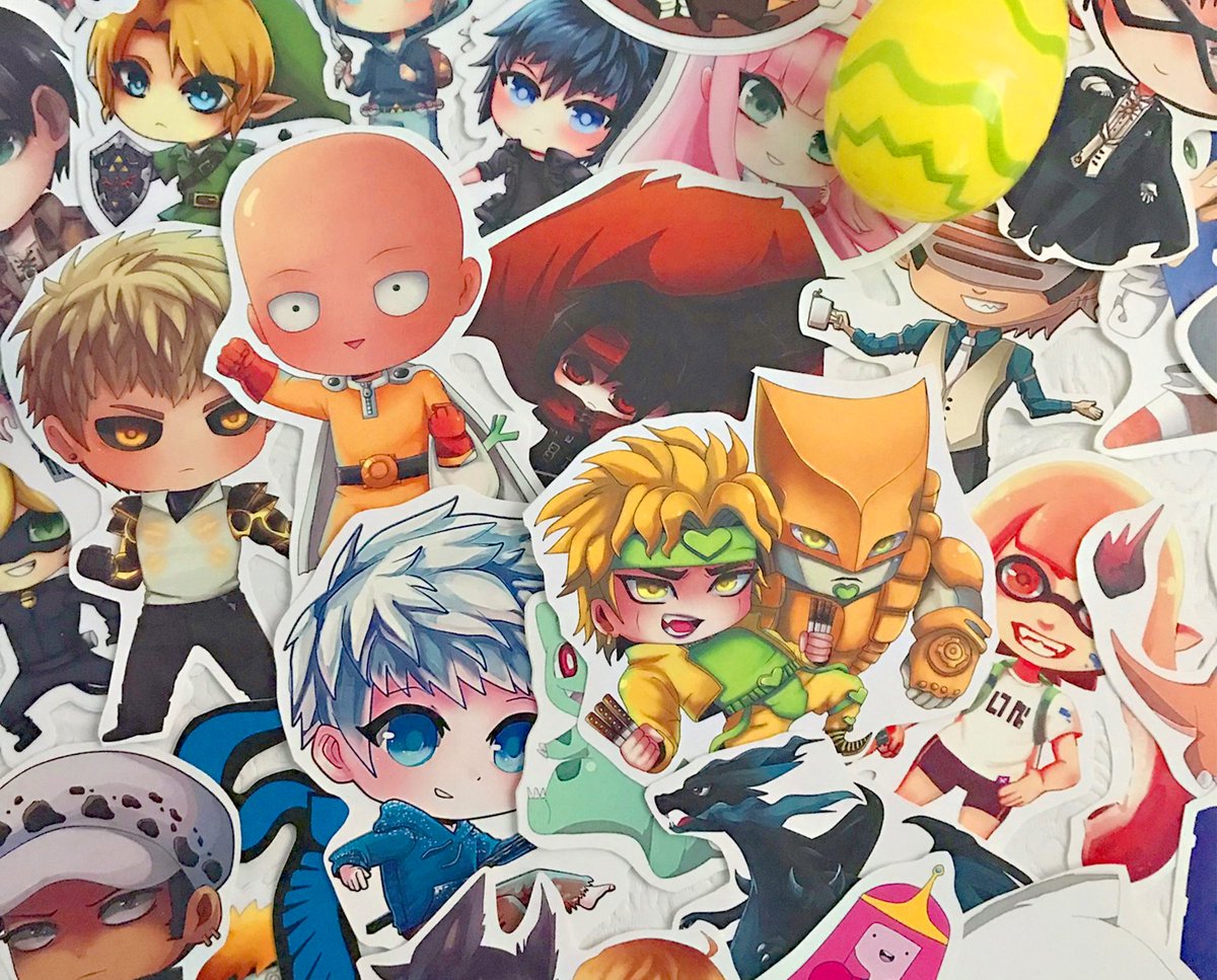 ShopSweetBuns's tweet photo. Celebrating 100 followers, Thank you so much! (*´ω｀*)

Happy #SmallBusinessSaturday ! I'm a small, chibi anime and game Sticker shop, currently free shipping on all! #ShopSmall https://t.co/QVe4KYcyCf