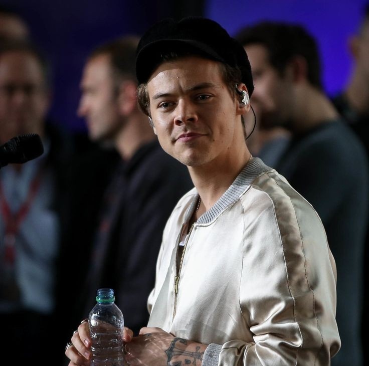 Harry designed this jacket ... he chose the rainbow. He has the same jacket in black without th rainbow