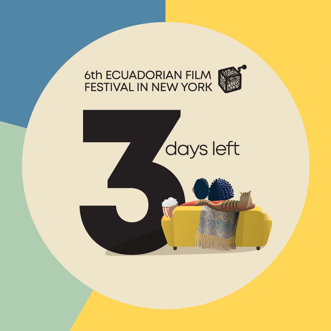 Sólo faltan 3 días para el 6to Festival de Cine Ecuatoriano en Nueva York. Compra tu Festival Pass ahora effny.org / Only 3 more days for the Ecuadorian Film Festival in New York! Buy your Festival Pass now effny.org EFFNY2020, Dic 1-6 #effny2020