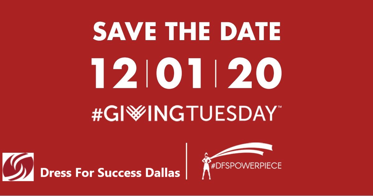 PSDameron's tweet photo. Remember us on #GivingTuesday #dressforsuccessdallas https://t.co/PWi8Uaif3E