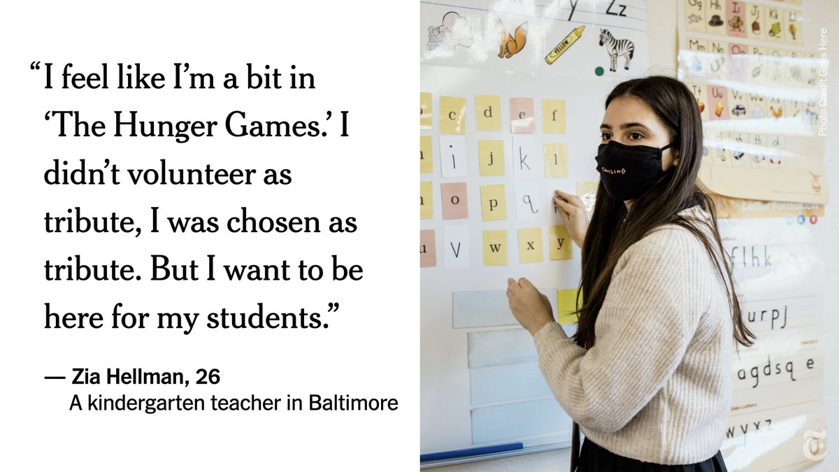 The employees of Baltimore City Public Schools are joining one of the highest-stakes experiments in the history of the nation’s public education system: teaching face-to-face in a pandemic. Here are some of their stories: https://t.co/sjdxFHigfD https://t.co/XmFNPyldf7