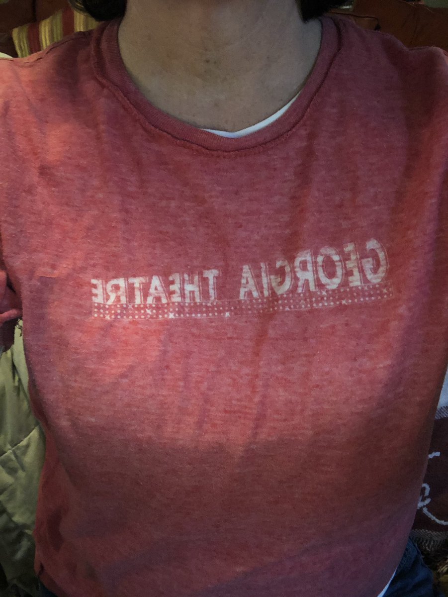 I wore my <a href="/GaTheatre/">Georgia Theatre</a> T-shirt inside out all day while I shopped.  No, I’m good. How are you?