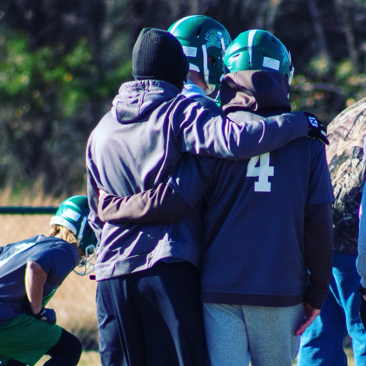 As a first year starrting QB this kid carried 9 sophomores and 1 freshman on his offense to a 8-1 record and to the 3rd round. He’s a ironman and tough as nails. Couldn’t be more proud of him. One more year Zane.