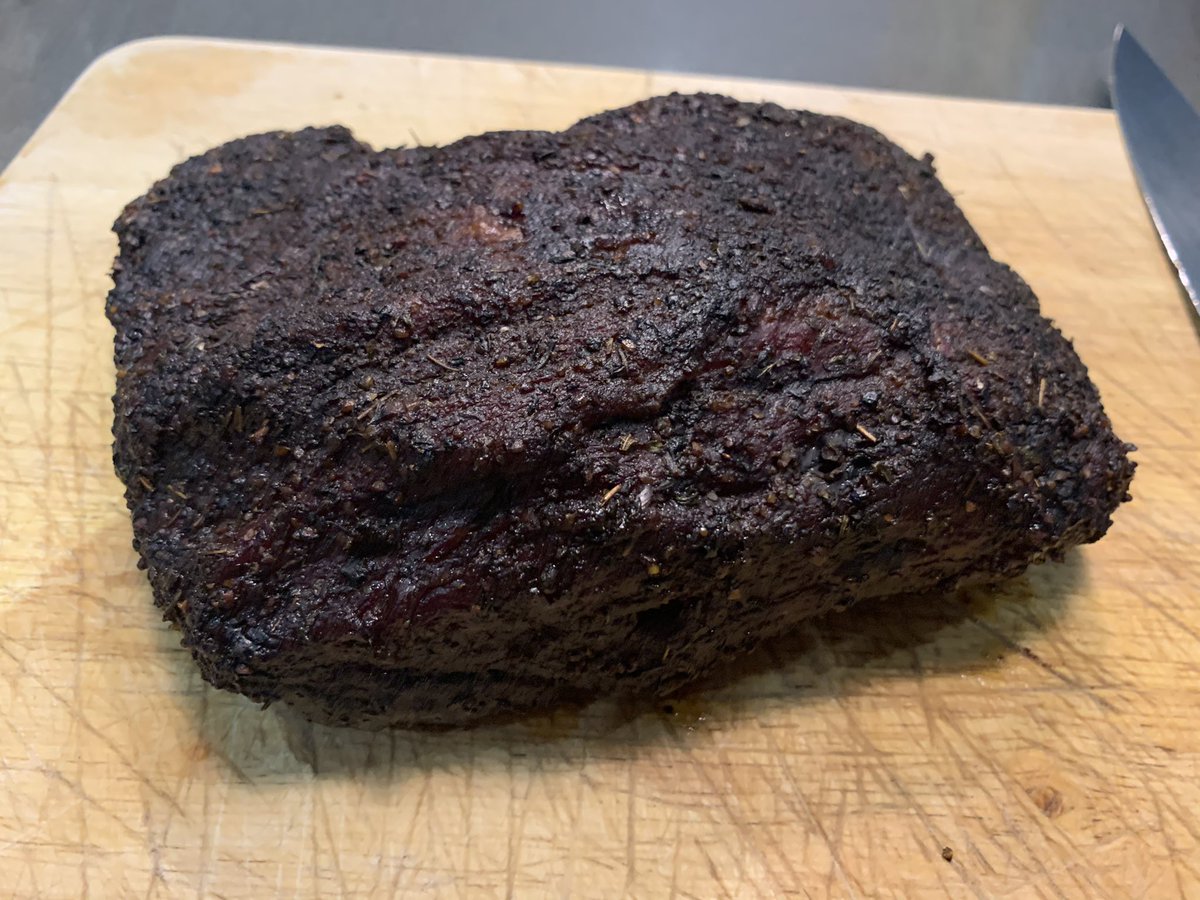 andrewjabowes's tweet photo. First brisket @ArtustBBQ #bigunssmokehouse #brisket #beginner #thanksforthetips https://t.co/iJcsEjmsMk