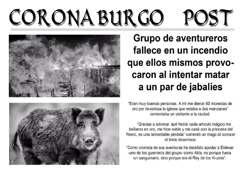 coronaburgo's tweet photo. Siguen ocurriendo cosas en la ciudad de #Coronaburgo, y aquí estamos para informarles. https://t.co/zxDyQufxXd