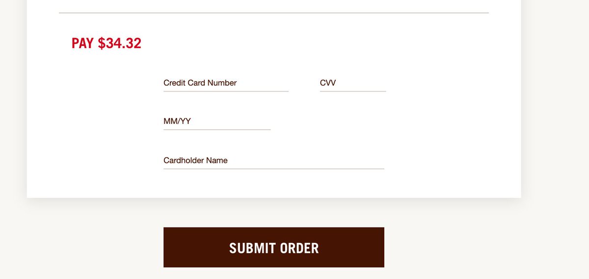 AmySReinink's tweet photo. @ChipotleTweets Here's what I see for options at checkout. https://t.co/syAiq7PtvA