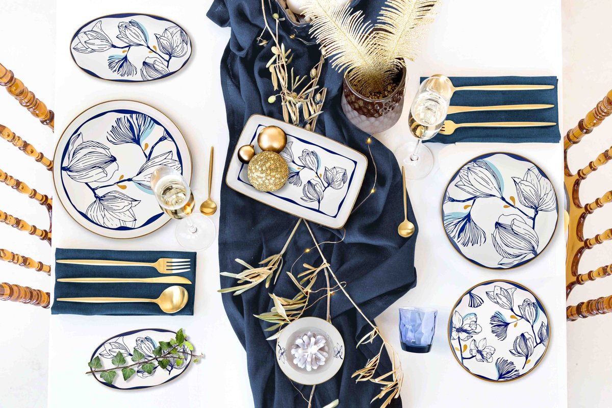 TheMia_UK's tweet photo. Are we ready for the Festive Season? 🥂 Turn your soirées into an elegant affair with our flirty and feminine floral Bleu series 🦋 #MakeItAmazingWithMIA
.
.
.
.
.
.
#tableware #tablewaredesign #plate #onthetable #dinnerware #tabledesign #tabledecor #tablesetting #dinnerwareset https://t.co/UvAqJVisZP