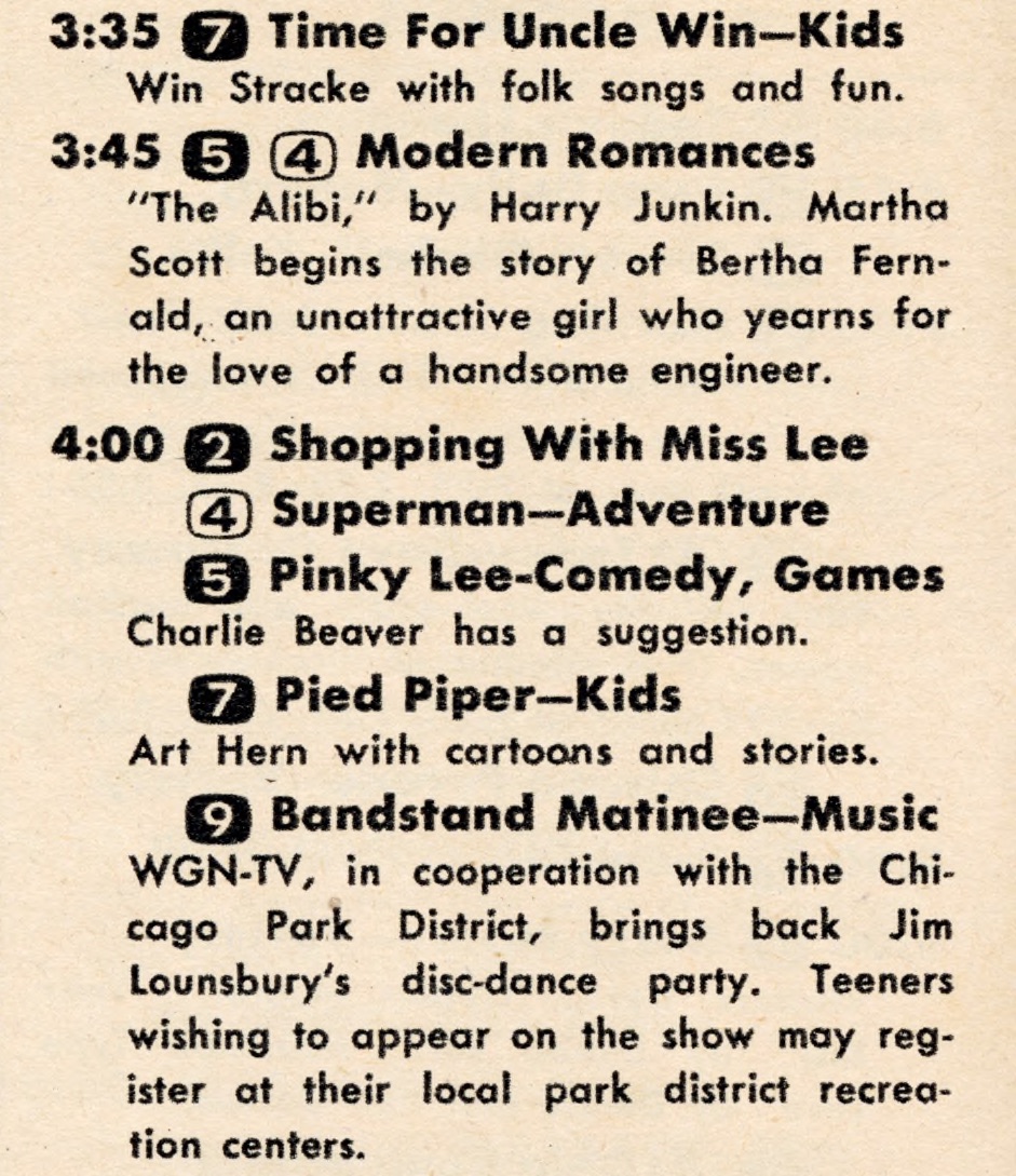 backwards_river's tweet photo. Afternoon TV, Chicago 1954 https://t.co/9FpsRSkBQZ