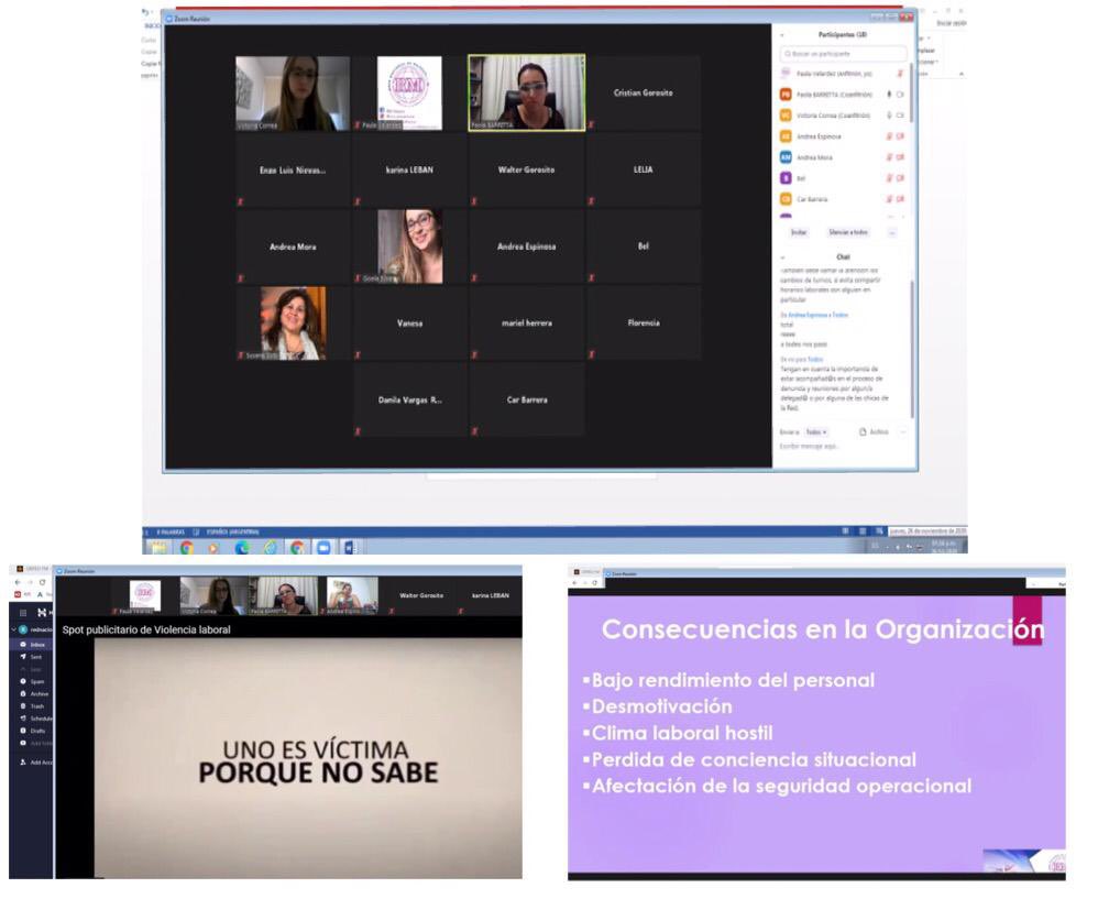 El Jueves pasado, 26 de noviembre, con la FIR EZEIZA, cerramos nuestro ciclo de charlas sobre violencia laboral en los SNA!
Agradecemos enormemente a tod@s por sumarse a estos encuentros y decirles que esto es el comienzo de un camino a recorrer*