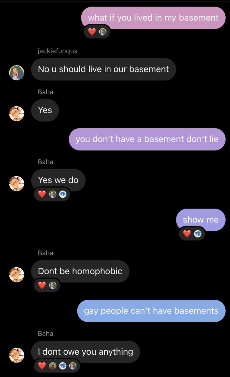 gay basement groupchat