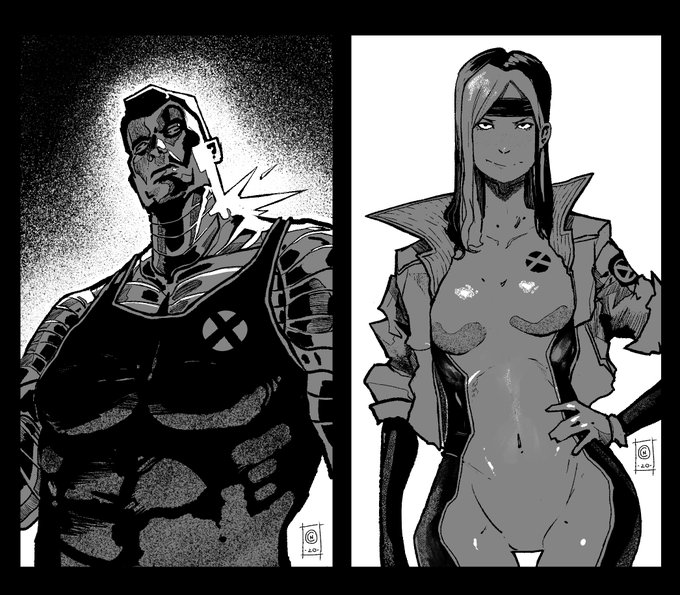 Some X-men love? 

Colossus and Rogue from earlier this year. 