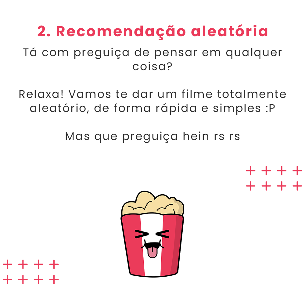 muvy_me's tweet photo. Sabia que você pode receber uma recomendação de 3 formas diferentes? Temos a recomendação específica, a recomendação aleatória e o quiz.
Dê uma olhada, explicamos cada uma para você 😉
Achou interessante?! Acesse nosso site para dar uma conferida! 🍿
#muvy #recomendação https://t.co/1kxomMddy2