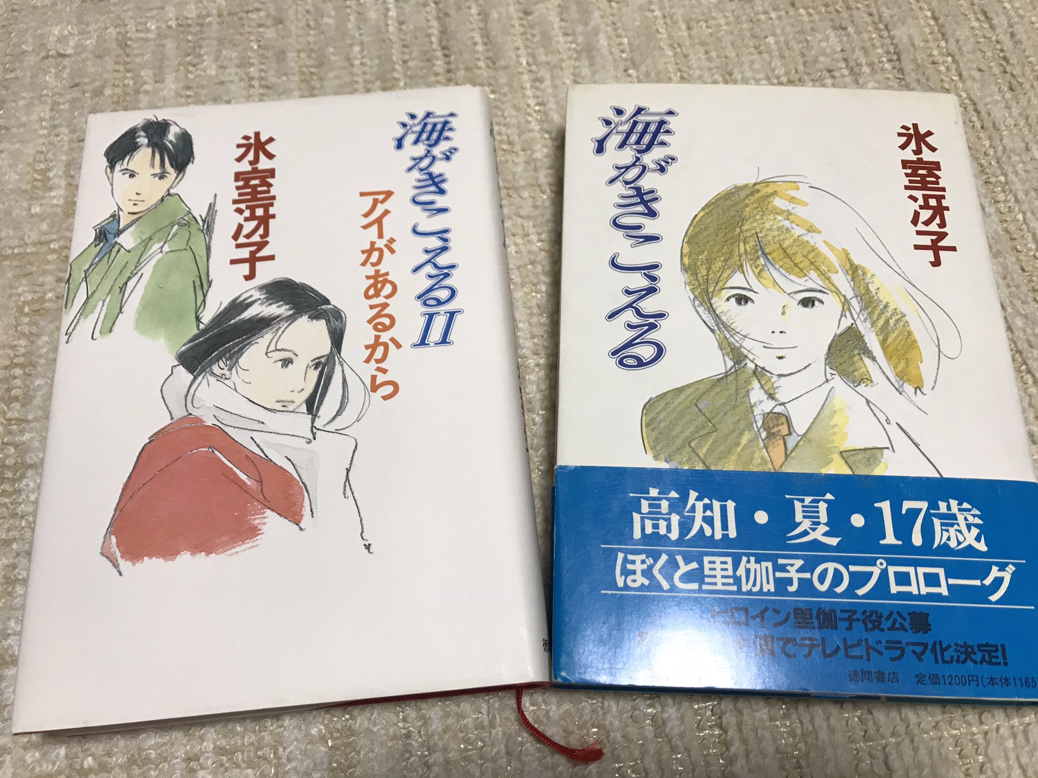 Twi Tkz 11月25日 Amazonで注文した氷室冴子著 海がきこえる と 海がきこえる アイがあるから が届く 相当前の古本だが 状態は良い 聖地巡礼の後 改めて読みたくなったので購入 物語はバブル時代を感じさせる クラウゼヴィッツでは無いが 物語