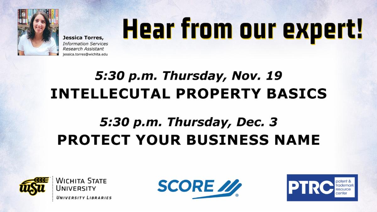We are only 5 days away from our free workshop on Trademark Basics: Protecting Your Business Name. 📝 Join us on December 3rd, 2020 at 5:30 PM CDT to learn how to walk through the online trademark application process, and more!

Register here 💻: conta.cc/39oYFy0