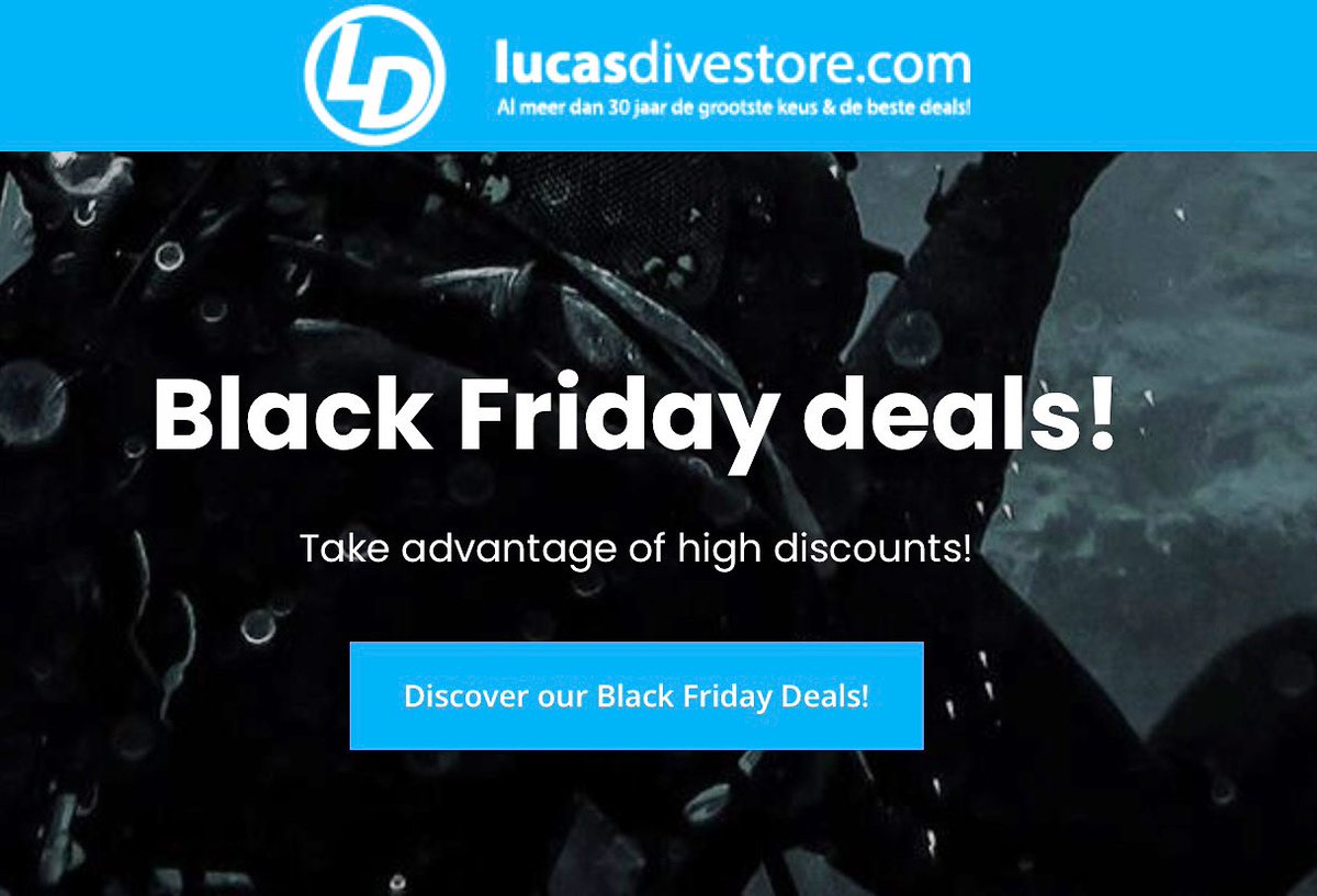 lucasdivestore.com/en/black-frida…   #BlackFriday #CyberMonday #scuba #scubadiving #scubagear