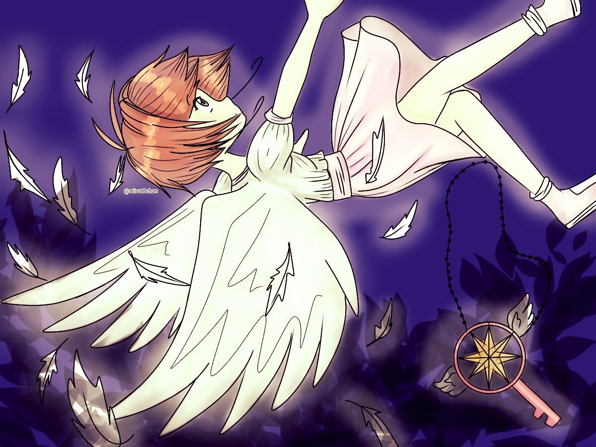 atisut0chan's tweet photo. No llego ni a los 10 like, pero ya lo hice... 

#sakuracardcaptor #SCC #FANART #anime #AtisutoChan #SAKURA #dibujodigital #CLAMP #alas #dibujo #mahoshojo #infancia https://t.co/FHBj2Al6fD