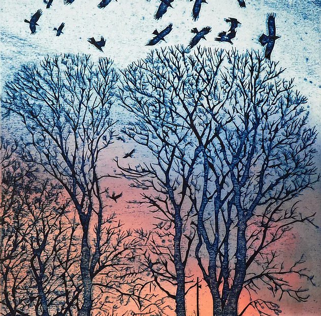 Suzie MacKenzie, contemporary printmaker who lives and works in the northern highlands of Scotland #womensart